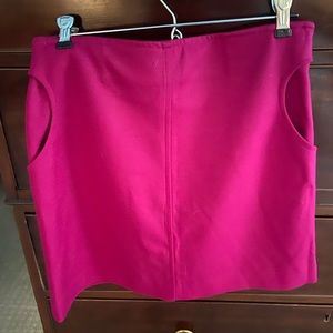 Hot pink mini Diane von Furstenberg size 4 skirt. Cute pocket detail.